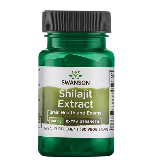Swanson Shilajit Extract - Extra Strength 100 mg 30 capsules