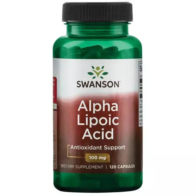 Where To Get Alpha Lipoic Acid Swanson Alpha Lipoic Acid 100 mg 120 Capsules - GO GET FIT