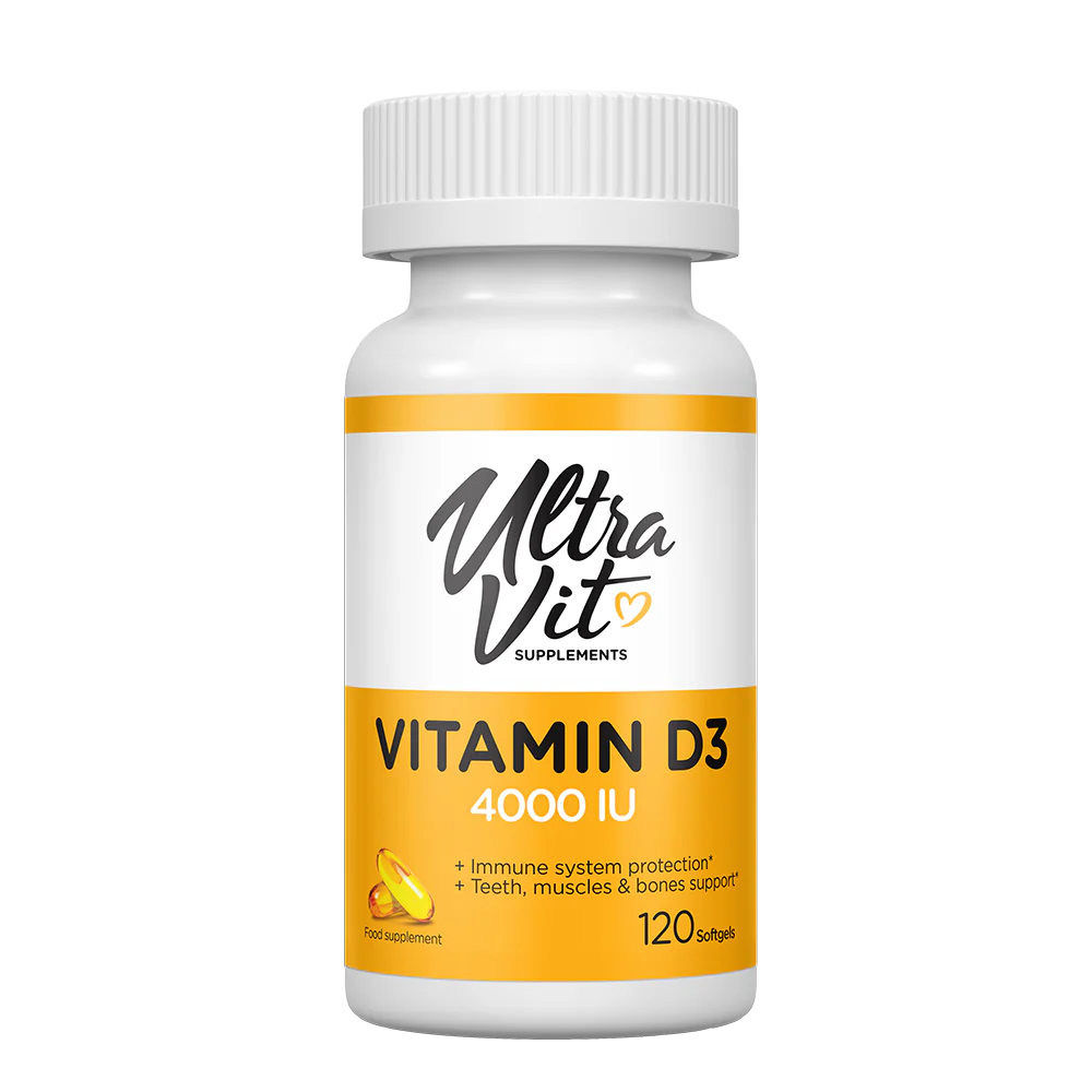 UltraVit Vitamin D3 4000IU 120 softgels