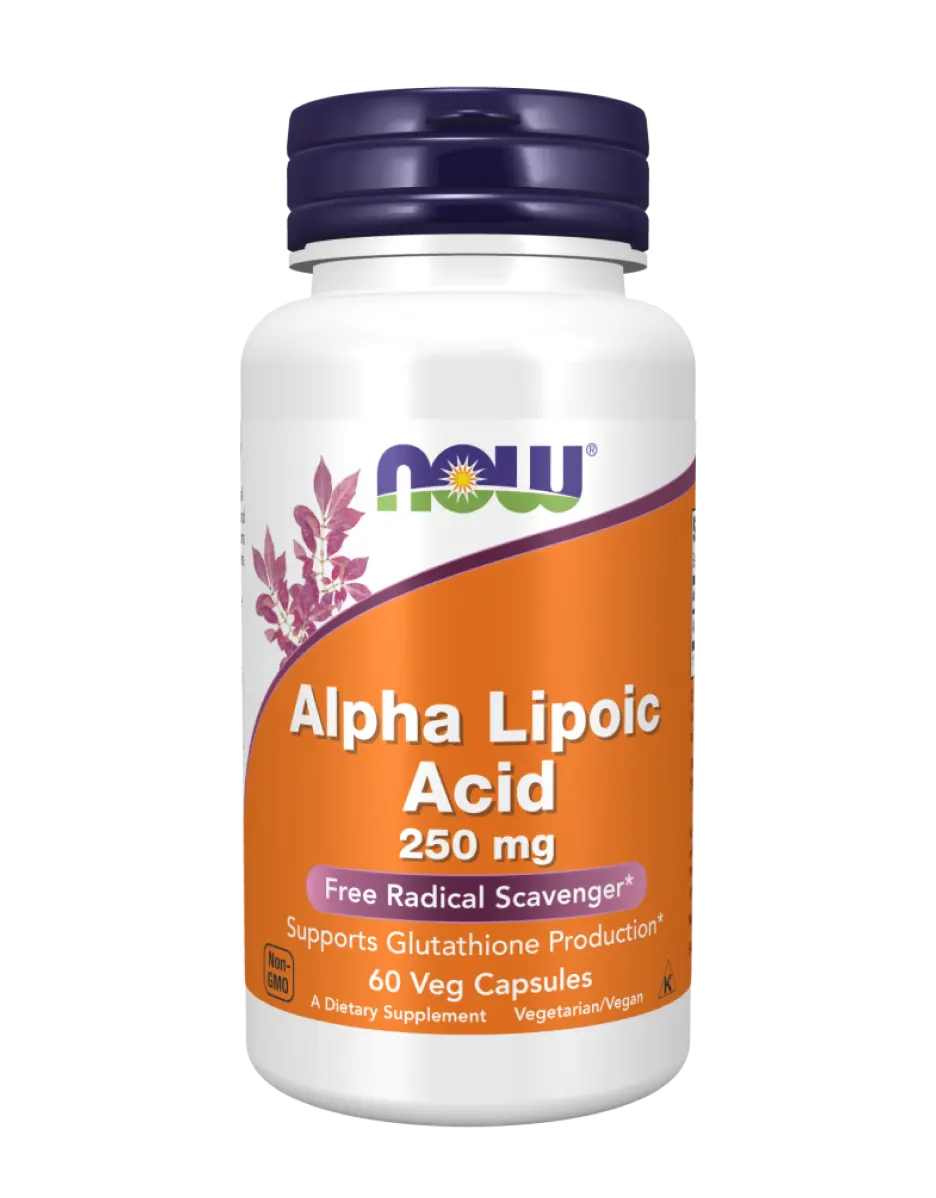 NOW Foods - Alpha Lipoic Acid, 250mg - 60 vegan capsules Now Foods