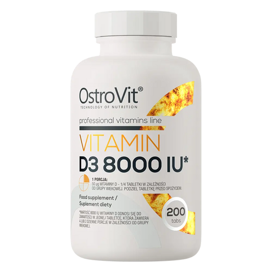 OstroVit Vitamin D3 8000 IU 200 tabs OstroVit