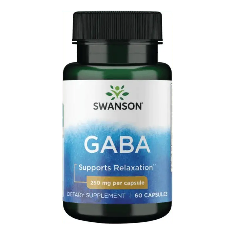 SWANSON GABA 250 mg 60 capsules SWANSON