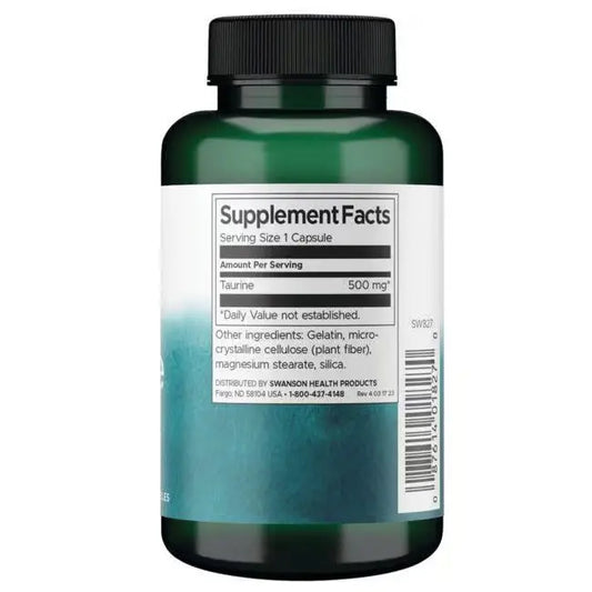 Swanson Taurine - 100 capsules SWANSON