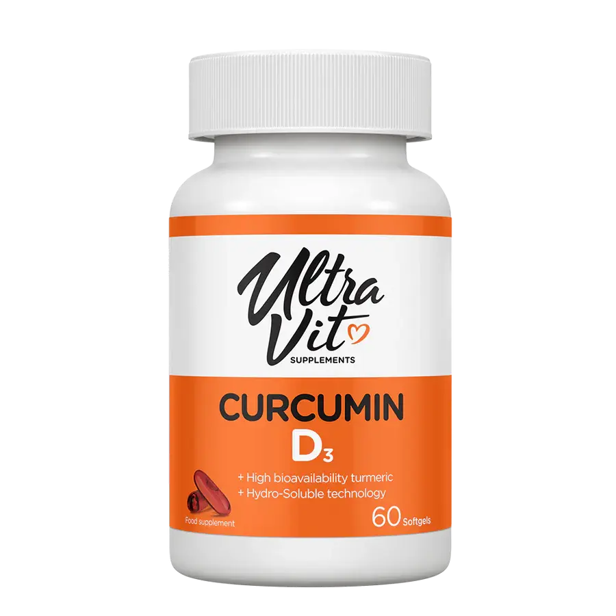 UltraVit Curcumin D3 60 softgels UltraVit