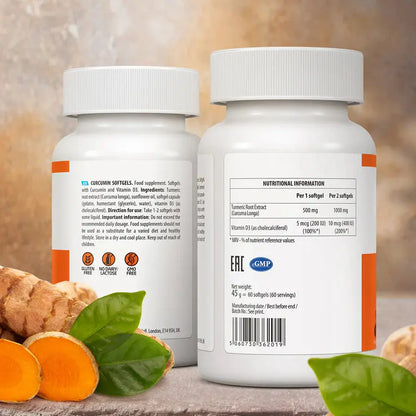 UltraVit Curcumin D3 60 softgels UltraVit