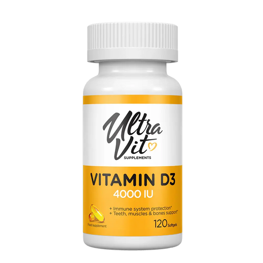 UltraVit Vitamin D3 4000IU 120 softgels UltraVit