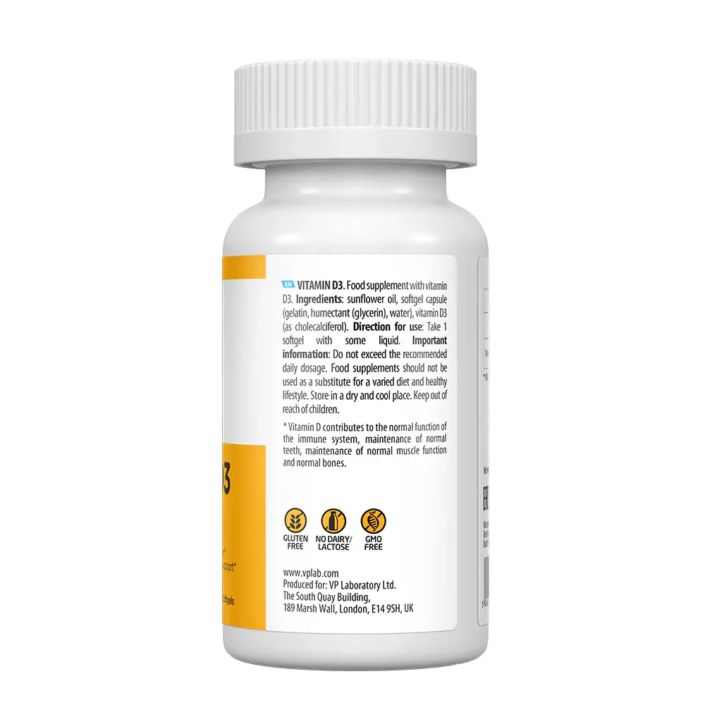 UltraVit Vitamin D3 4000IU 120 softgels UltraVit