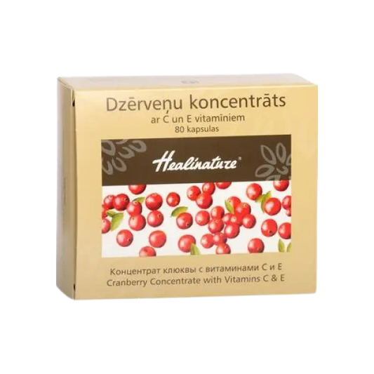 Unifarma Herbals Healinature Cranberry Concentrate with vit. C and E 80 caps Unifarma Herbals