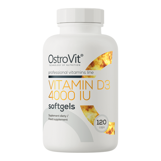 OstroVit Vitamīns D 4000 SV 120 kapsulas